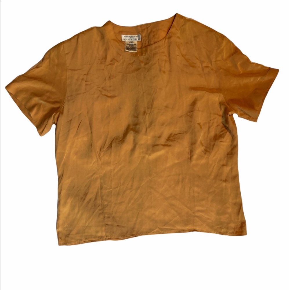 Pre-owned Rena Rowan for Seville 100% silk blouse